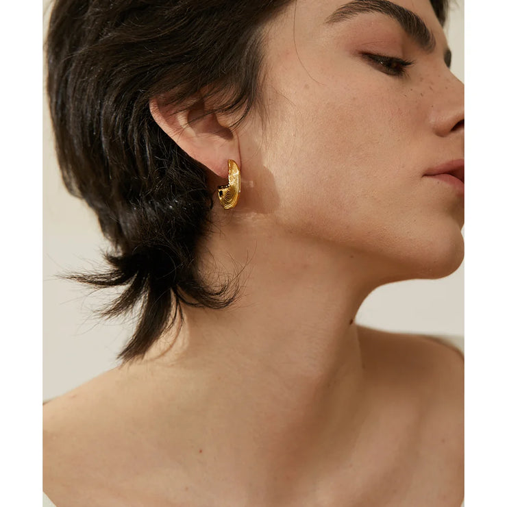 Hyperbole Statement Stud Earrings