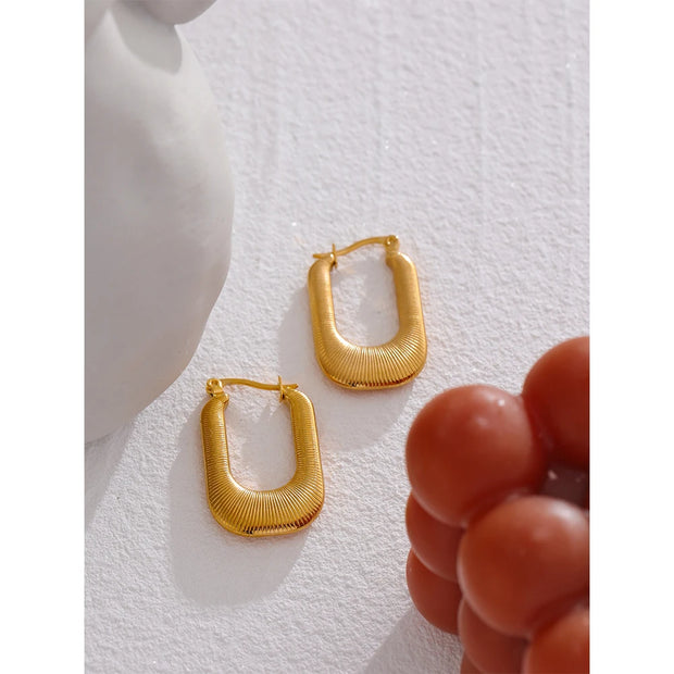 Geometric Drop Earrings