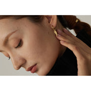 Wing Huggie Hoop Earrings